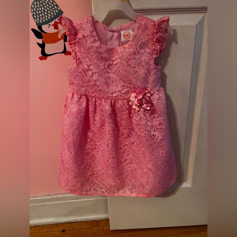 Wonder Nation 3T NWT pink lace dress